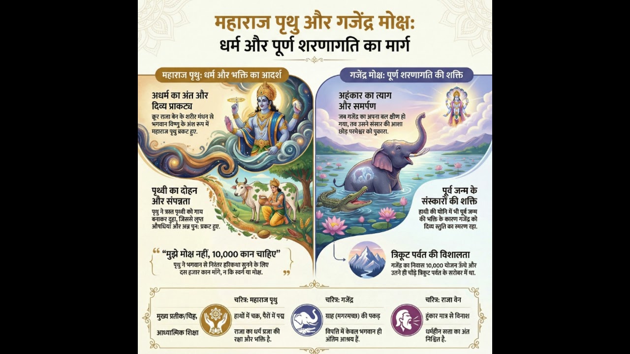 1.10. Prithu Avatar aur Gajendra Moksha: 10,000 Kaan aur Ek Pukaar