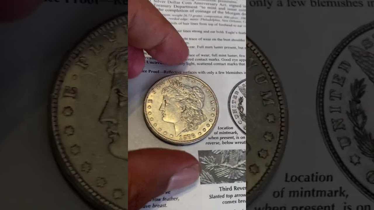 1878 Morgan Silver Dollar #coin #morgansilverdollar #silver #numismatics
