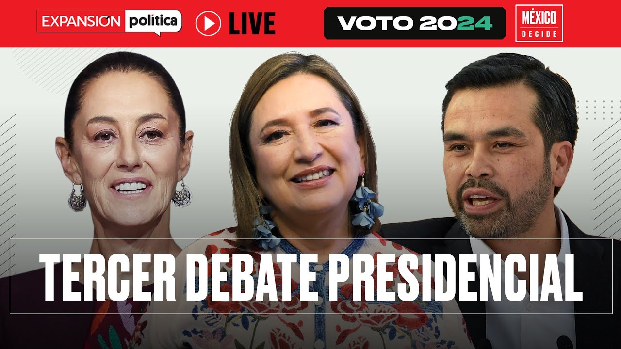 #Elecciones2024: Analizamos QU&Eacute; PAS&Oacute; en el TERCER DEBATE PRESIDENCIAL | EXPANSI&Oacute;N LIVE