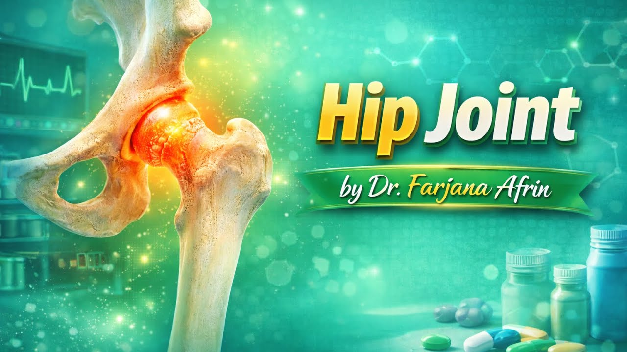 Hip Joint | Lower Limb | Anatomy | MBBS | BY Dr. Farjana Afrin