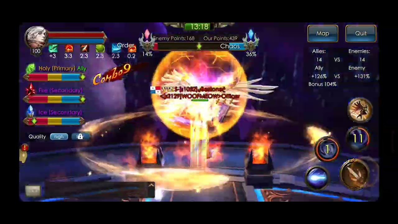 Testing Infinity on Sky