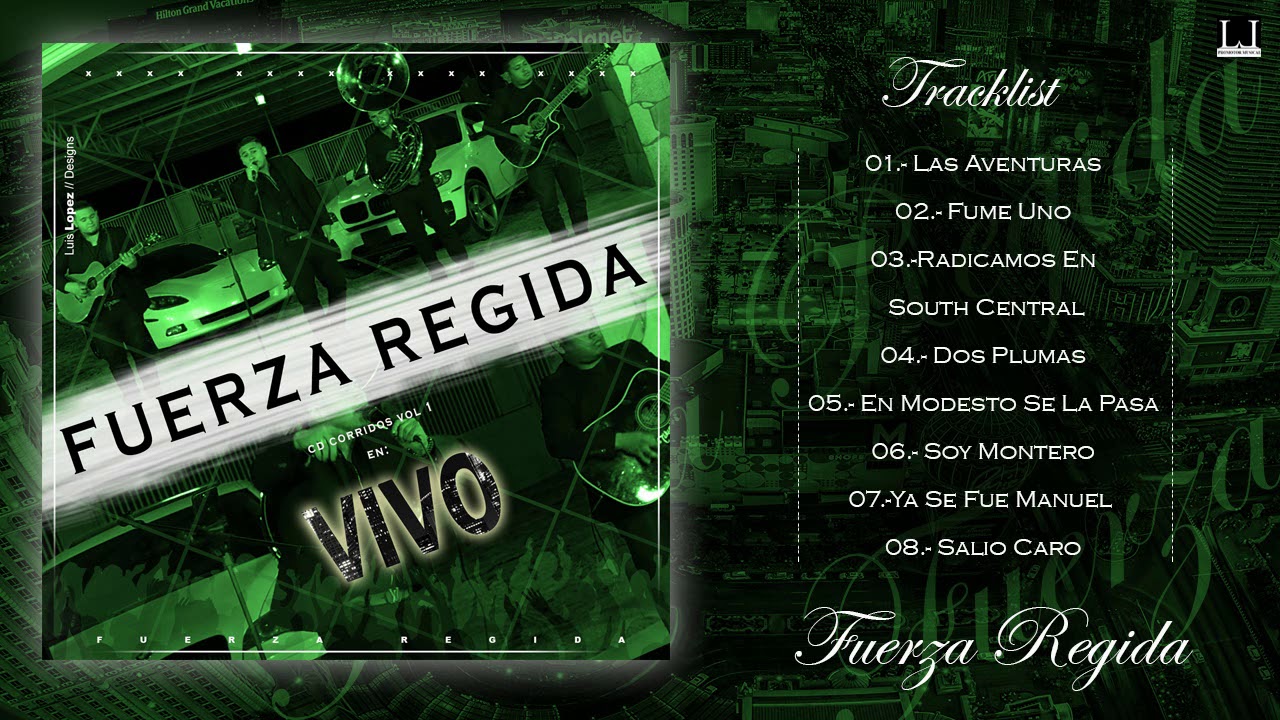Cd Corridos En Vivo Vol .1 - Fuerza Regida (2018) 