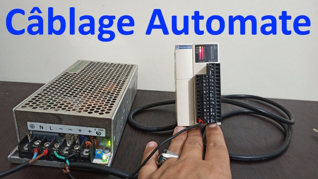 CÂBLAGE AUTOMATE PROGRAMMABLE TWIDO