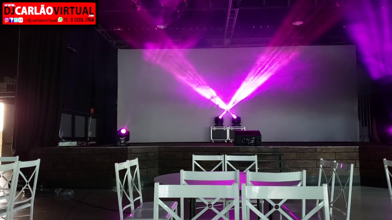 PARTE 2 - Config DMX DO ZERO no BEAM 7R e vejam o q aconteceu