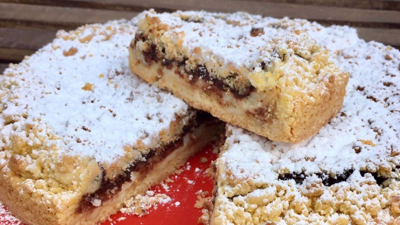 SBRICIOLATA ALLA RICOTTA E CIOCCOLATO FONDENTE semplice e deliziosa
