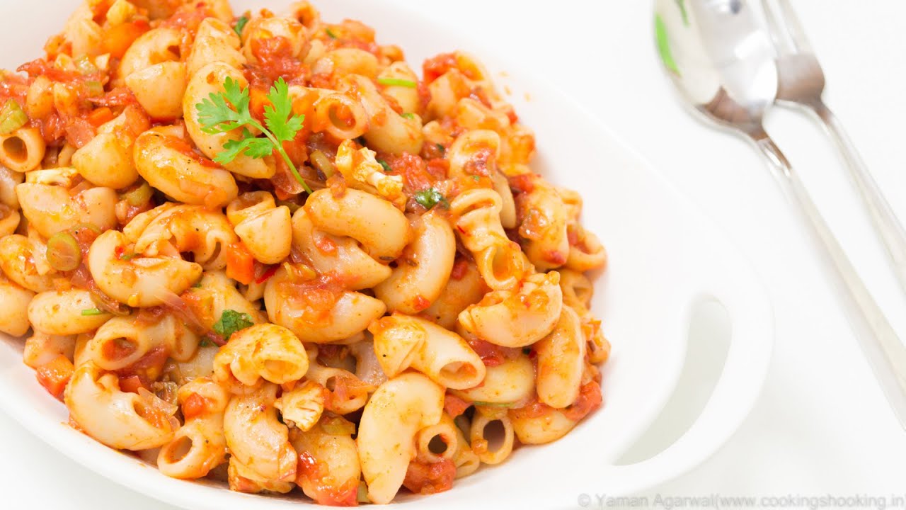 Indian Style Macaroni Pasta Recipe | Kids Lunch Box / Indian Style Recipes