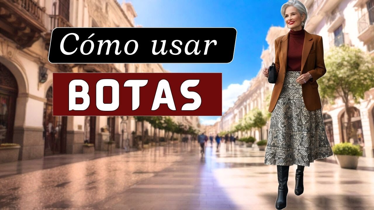 ✔️👢 Moda con Botas Altas para Mujeres de 60+ | Estilo y Elegancia a Cualquier Edad