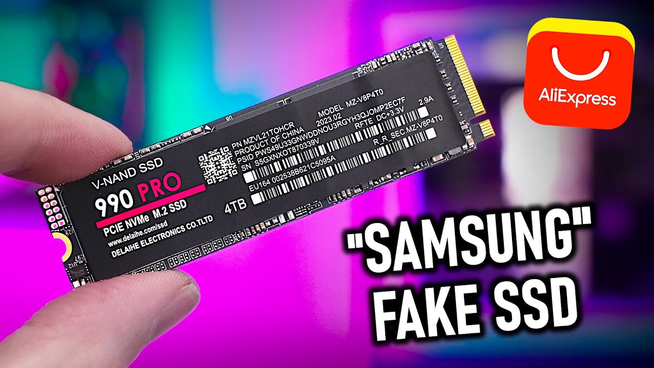 I Got Scammed - Fake 4TB Samsung SSD from AliExpress