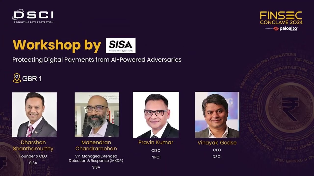 Day 1: Workshop | SISA | Protecting Digital Payments from AI-Powered Adversaries