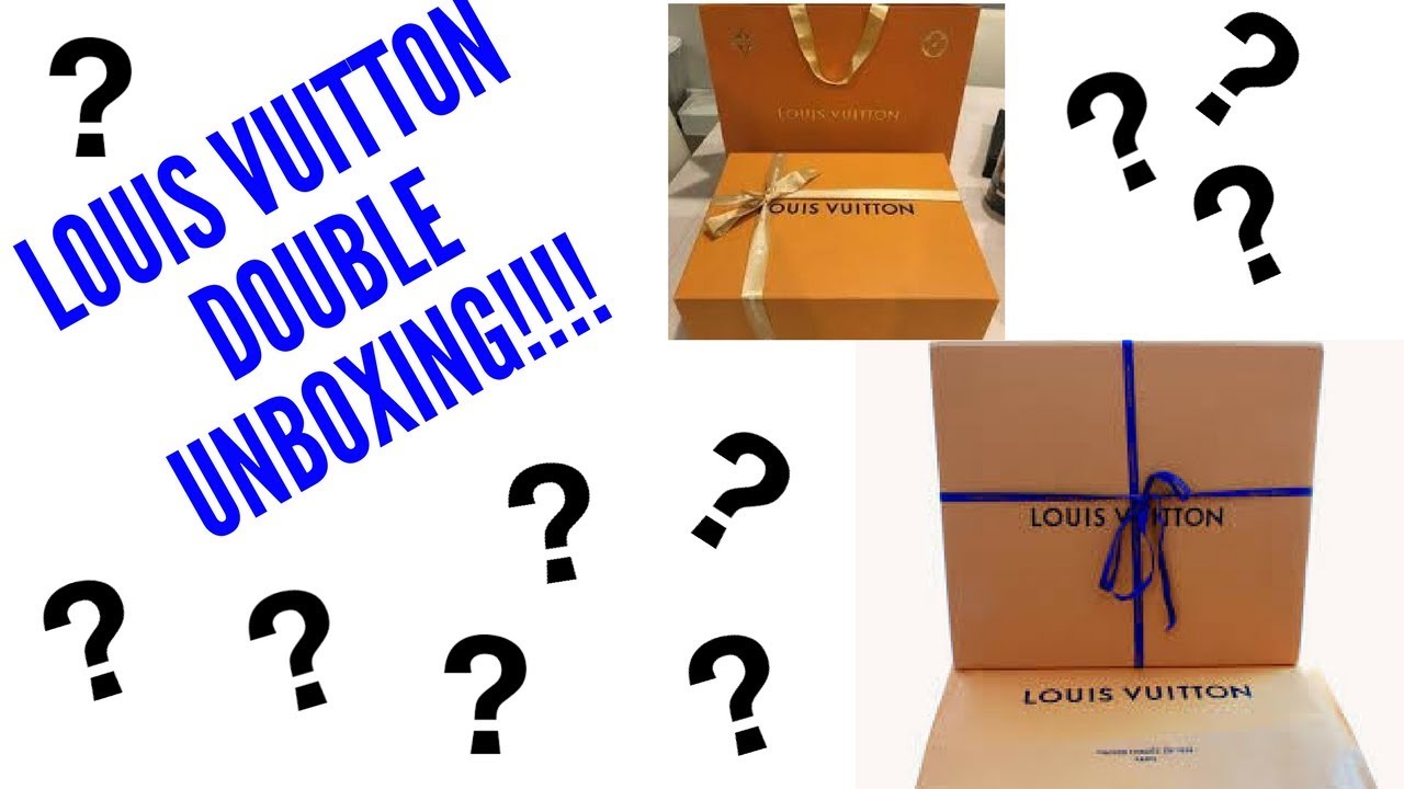 LOUIS VUITTON DOUBLE UNBOXING!!!
