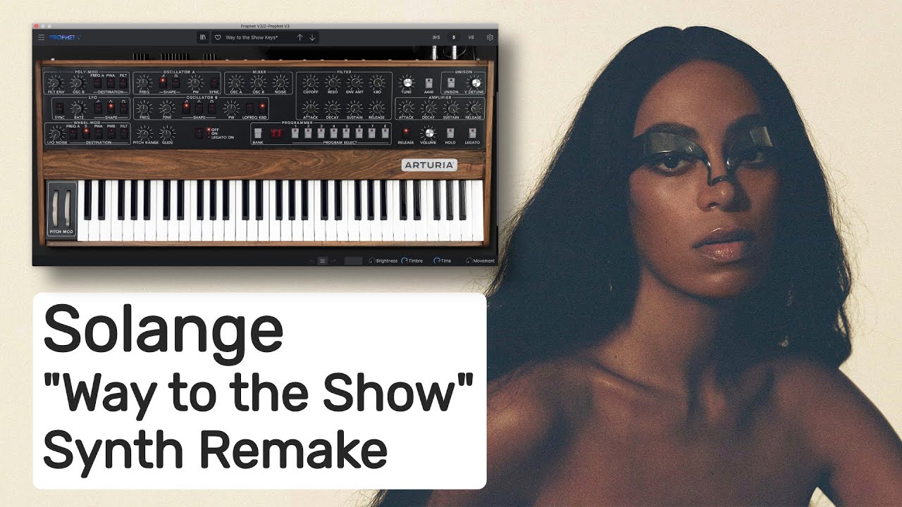 Solange - Way to the Show (Instrumental Synth Remake)