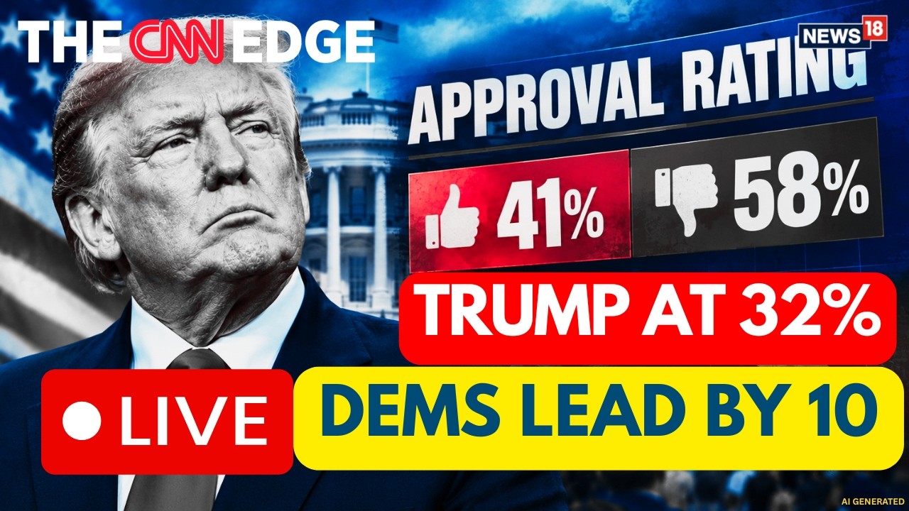 CNN SSRS MIDTERM 2026 POLL LIVE: DEMOCRATS LEAD GOP BY 10 POINTS! TRUMP APPROVAL HITS 32% | N18G