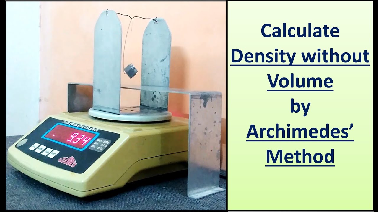Density Measurement by Archimedes' Method