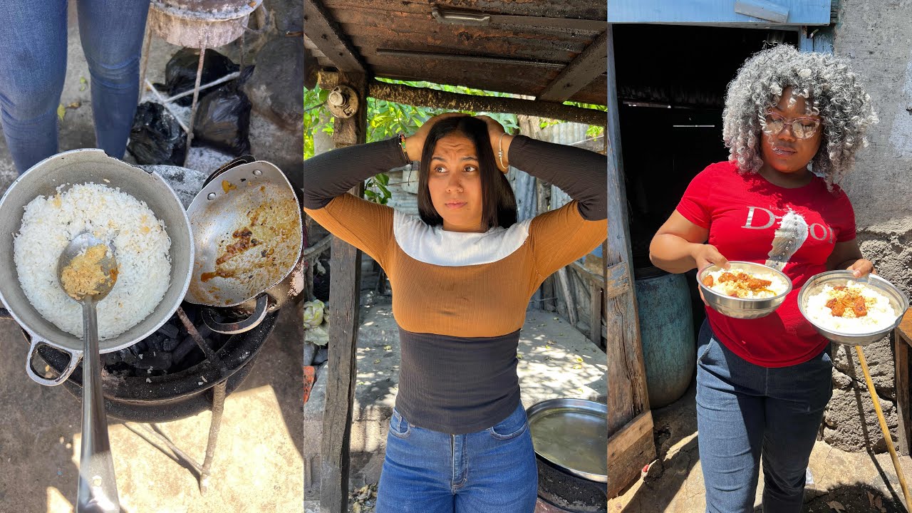 POR NO QUERER COCINAR SE LE LLEVA LA COMIDA A LA VECINA