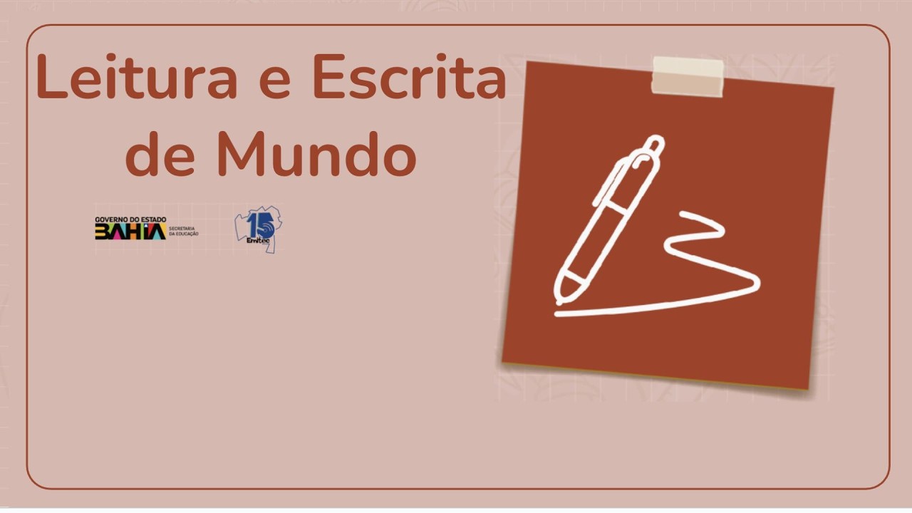 AULA DE LEITURA E ESCRITA DE MUNDO 12/03/2026 3ª SÉRIE MATUTINO