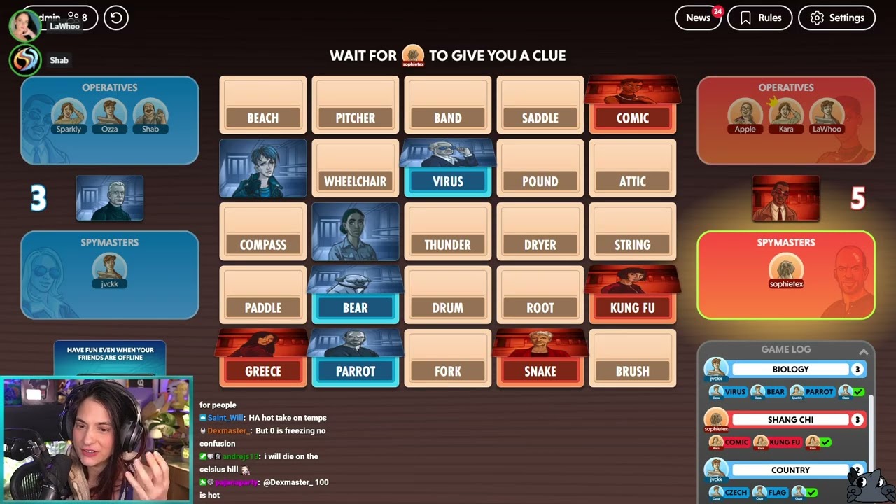 CODENAMES w/ CaptainSparklez, Apple, Ozza, Jvckk, Sophie, Shab, and lawhoo