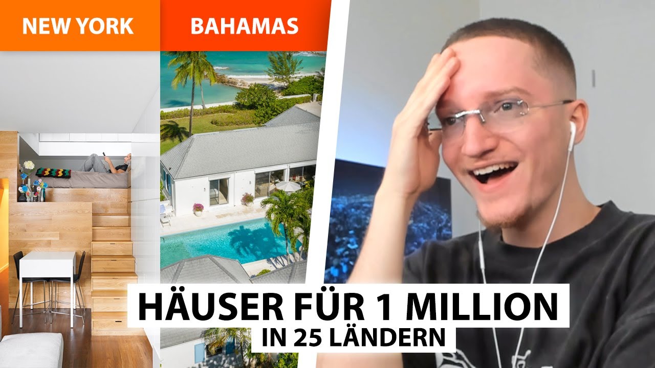 Was du für 1 Million in 25 Ländern bekommst! 🏠 | Justin reagiert