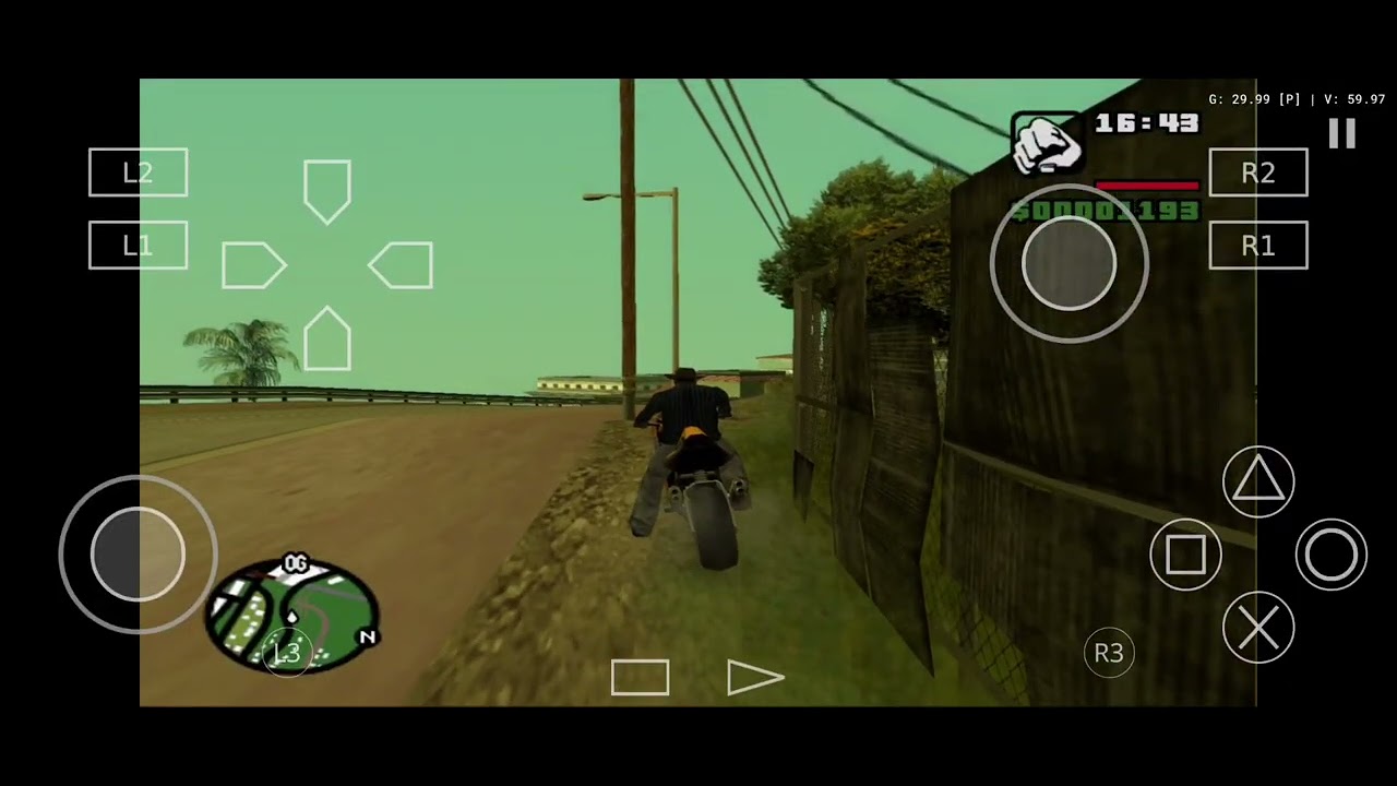 Gta san Andreas phone gameplay aethersx2 emulator 