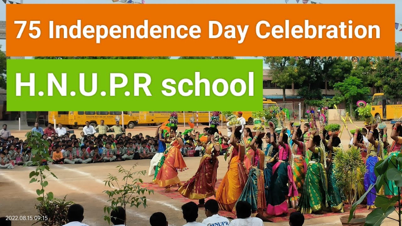 H.N.U.P.R school Nilakkottai 75th Independence Day Celebration | மதுரை தம்பி | I am KARTHIK