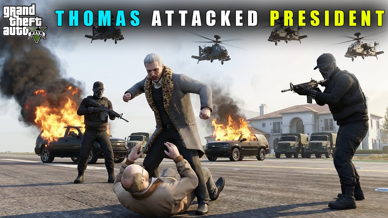 GTA 5 : THOMAS'S MOST DANGEROUS ATTACK ON LESTER || BB GAMING