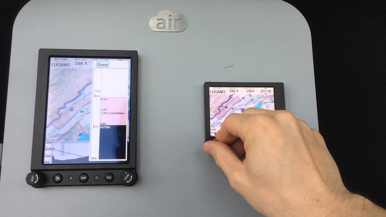 AIR Glide Display M + L - Airspace Overview