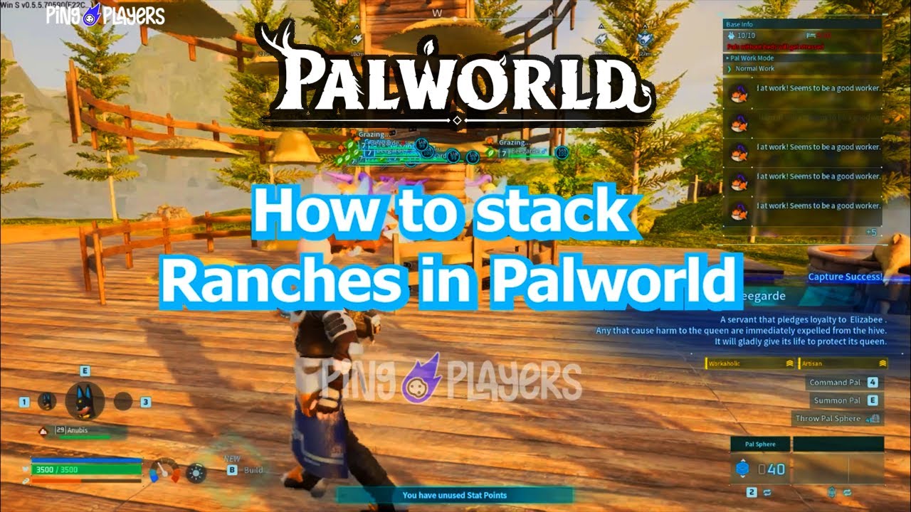 How to Stack Ranches in Palworld (Farming Efficiency Guide)