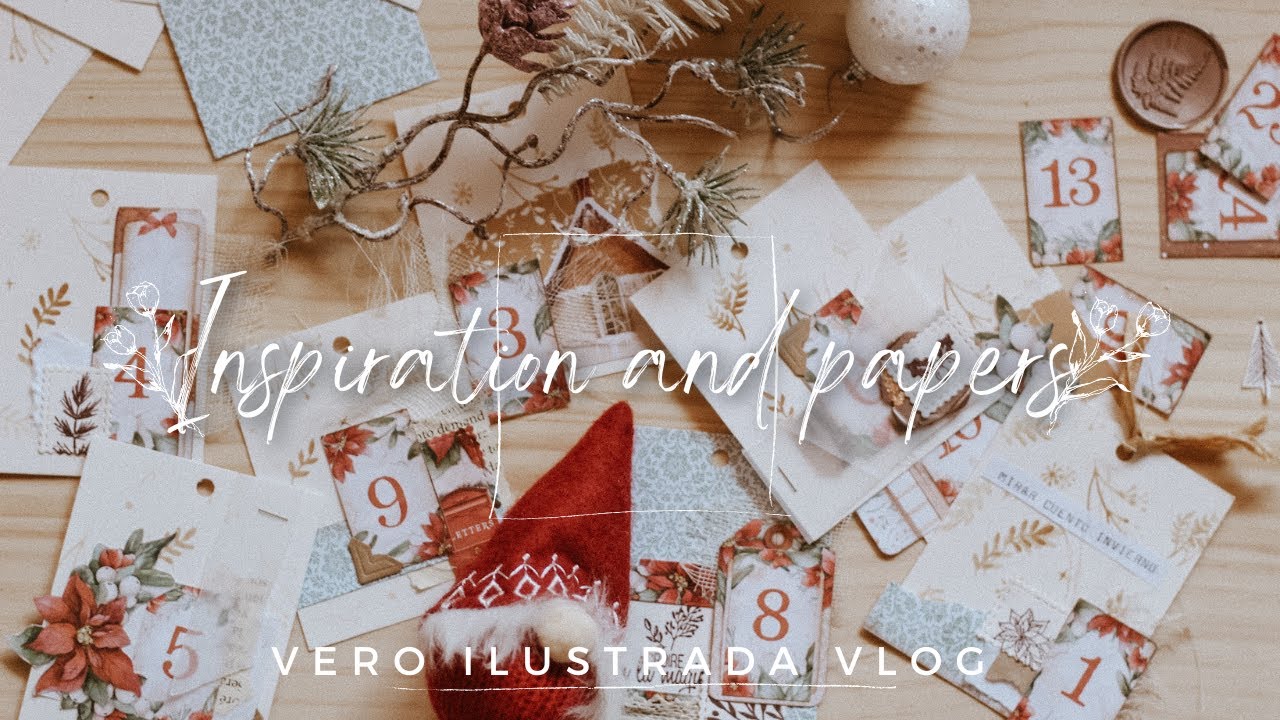 Como hacer un calendario de adviento con tarjetas