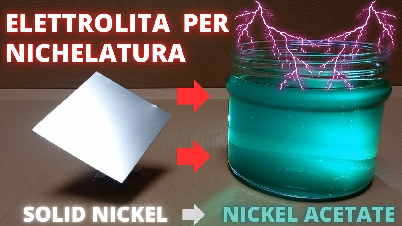 Come preparare una soluzione per nichelatura con sale e aceto