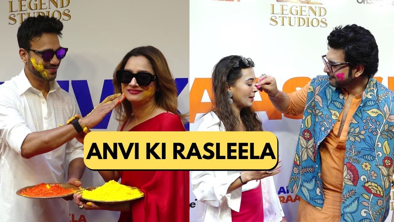 TejRan, Digvijay, Mannara, KhanZaadi, Priyanka At Ankita & Vicky's AnVi Ki Rasleela Holi Party 2025