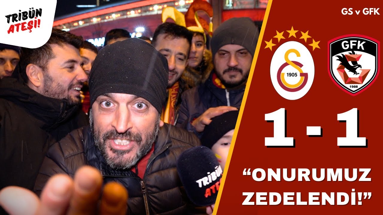 ''ONURUMUZ ZEDELENDİ!'' I GALATASARAY 1-1 GAZİANTEP FK I MAÇ SONU TARAFTAR RÖPORTAJLARI!