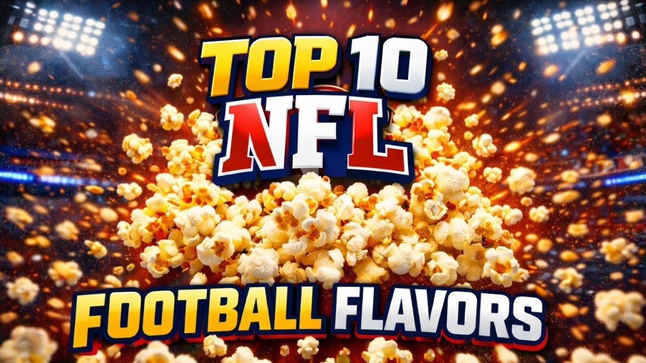 Наш ТОП-10 вкусов попкорна NFL!