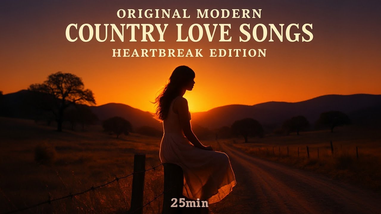 25min Modern Country Love Music Mix 💔 Heartfelt Acoustic Country Ballads | Best Country Songs