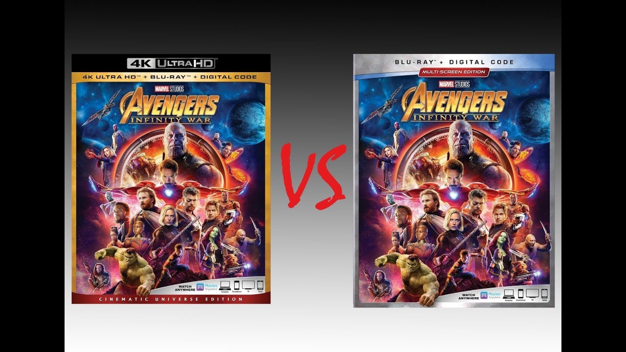 ▶ Comparison of Avengers: Infinity War 4K HDR10 vs Infinity War 2018 Blu-Ray Edition