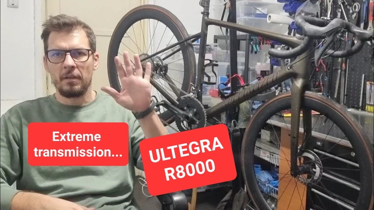 ULTEGRA R8000 series, RD-R8000GS + M7000 cassette 11-40 + chainring 52/36 Praxis Works = love