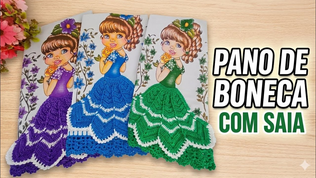 💥​Dica de Ouro: Como Aplicar Saia de Crochê em Pano de Boneca sem Erro💥