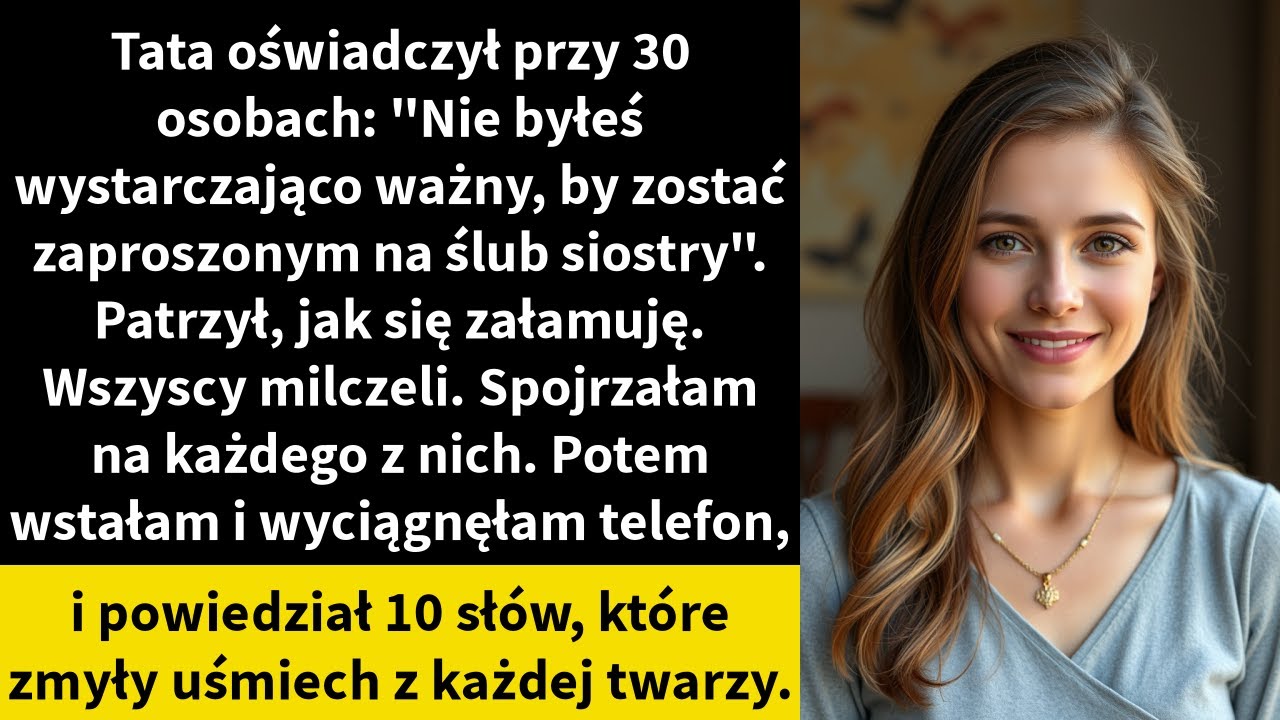 Tata oświadczył przy 30 osobach: 