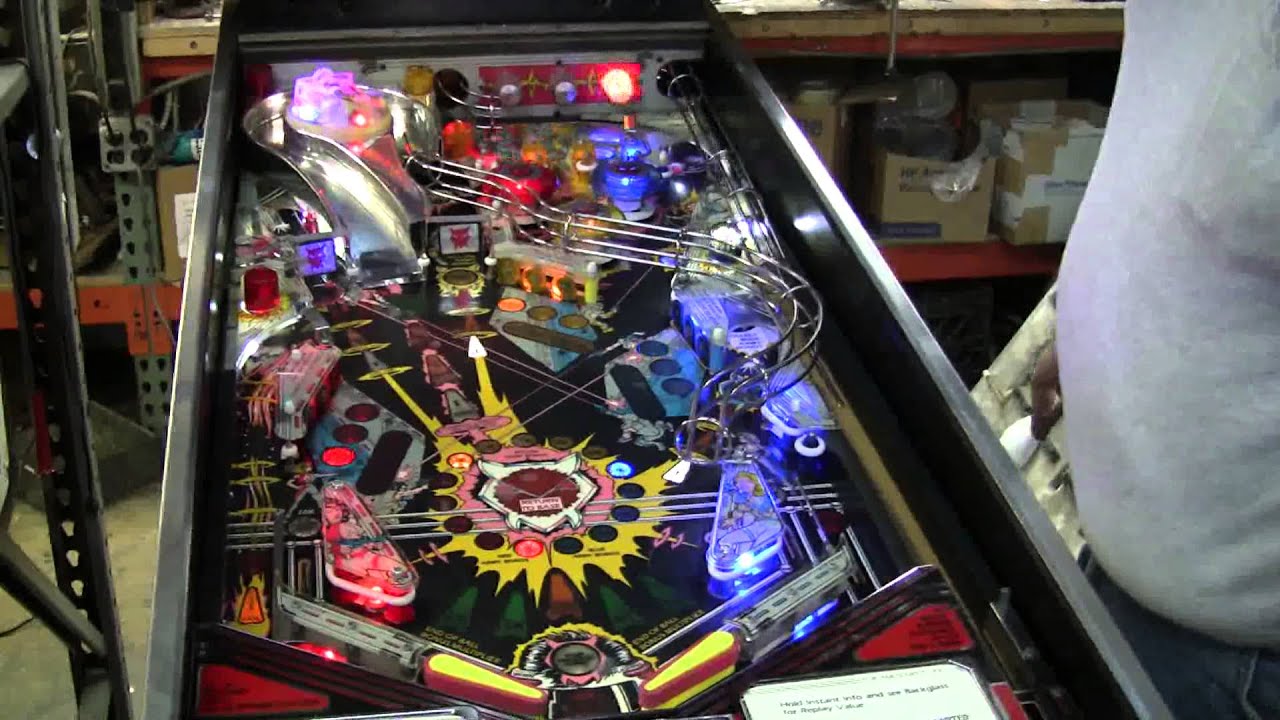 #183 Data East's first Pinball Machine LASER WAR - first Stereo Sound game! TNT Amusements