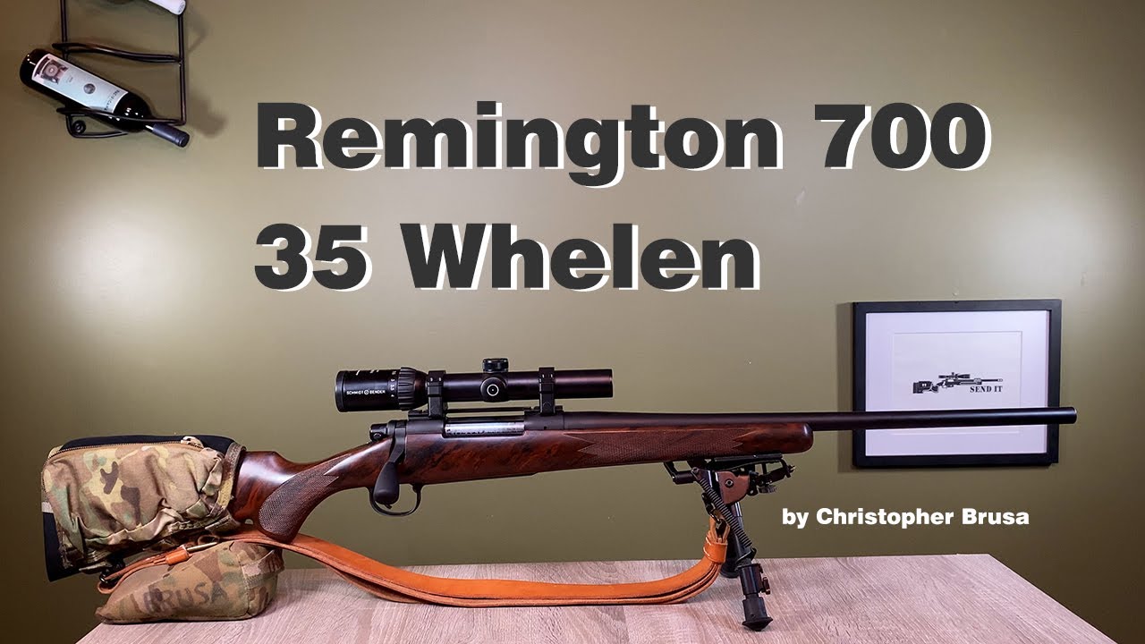 Обзор моей винтовки для охоты на лося и медведя — Remington 700 35 Whelen and Schmidt & Bender 1....