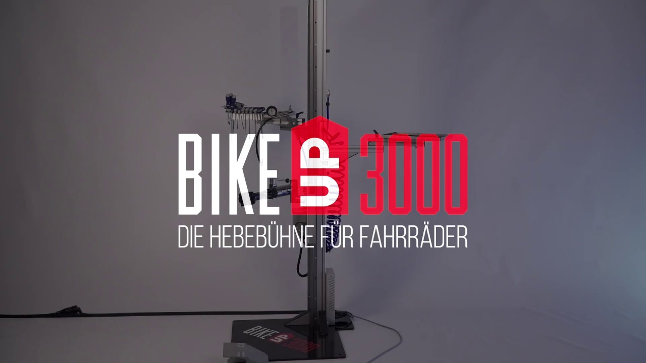 BikeUP 3000 ...die Hebeb&uuml;hne f&uuml;r Fahrr&auml;der