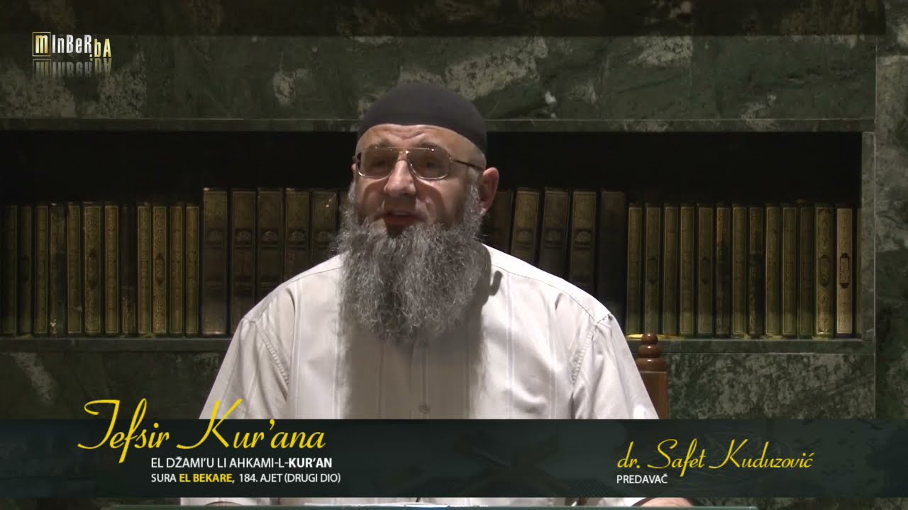 Do kad se mogu napostiti dani Ramazana_dr.Safet Kuduzović