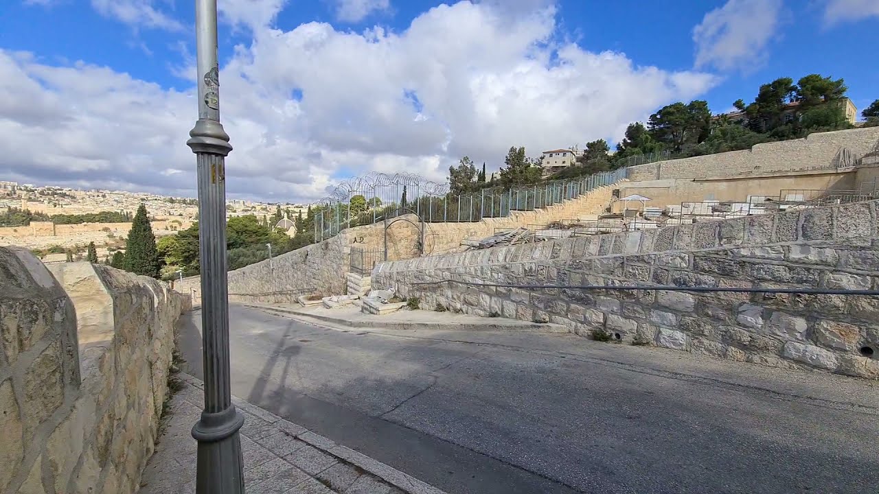 Mass grave of the Jewish Quarter defenders of Jerusalem in 1948 at Mount of Olives