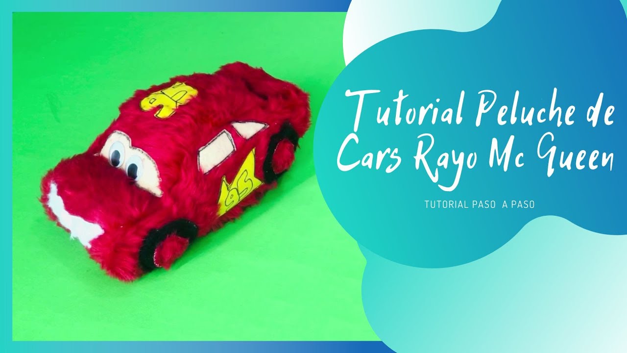 🚗 TUTORIAL PELUCHE DE CARS RAYO MCQUEEN 🚗 LIGHTNING CARS MCQUEEN PLUSH TUTORIAL