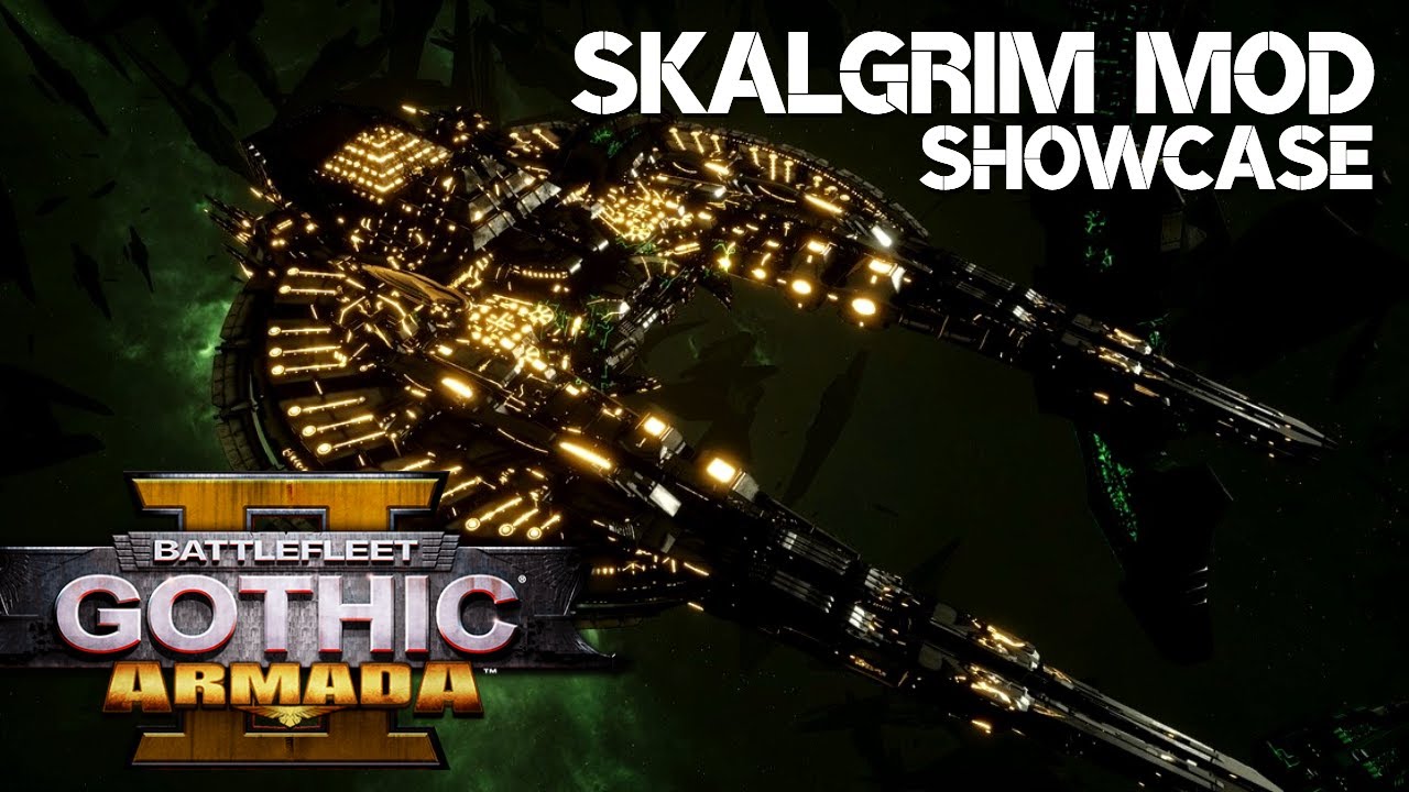 NEW BATTLESHIP: NYADRA'ZATHA | Skalgrim Mod Showcase | Battlefleet Gothic: Armada 2