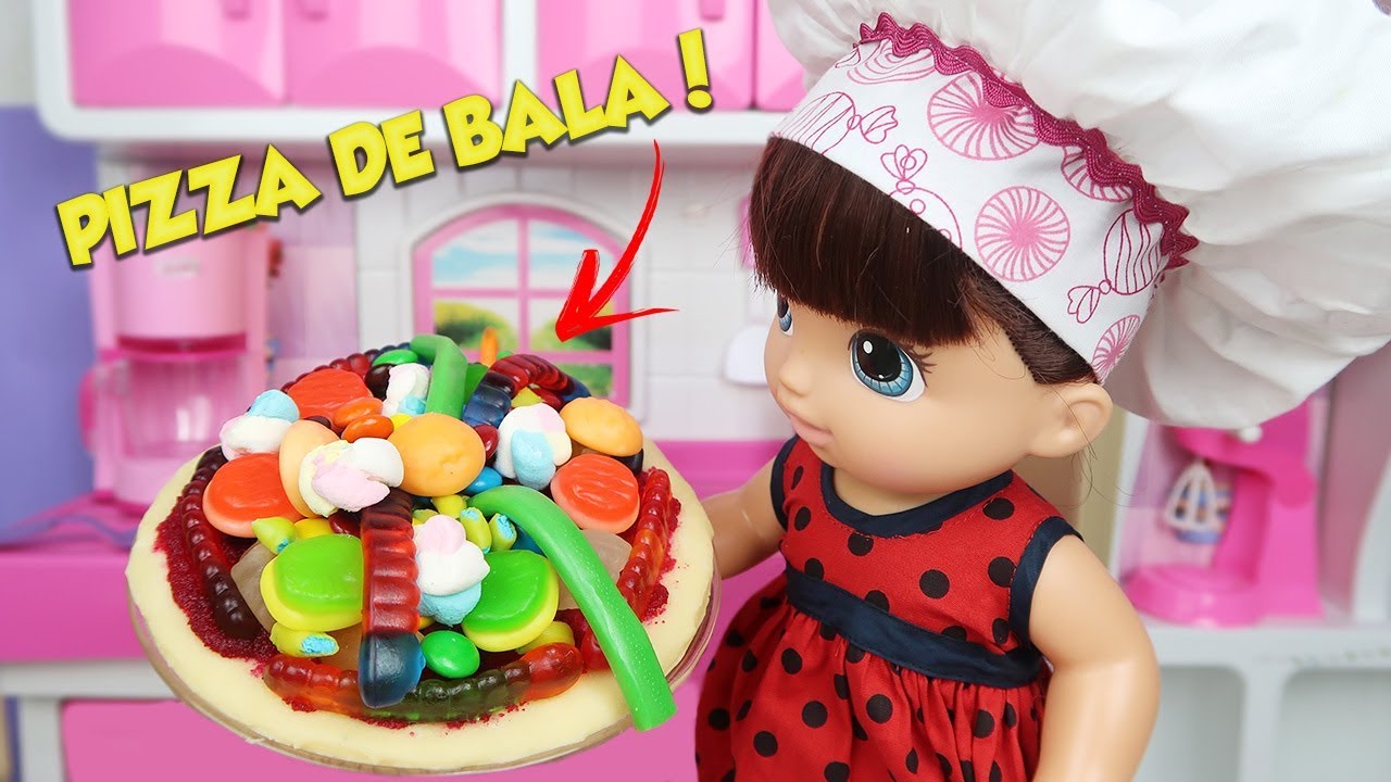 BABY ALIVE DUDA FAZ PIZZA FOFINHA - Lilly Doll