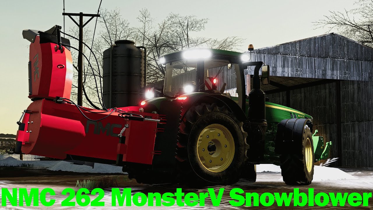 FS19 | NMC 262 MonsterV Snowblower Test!