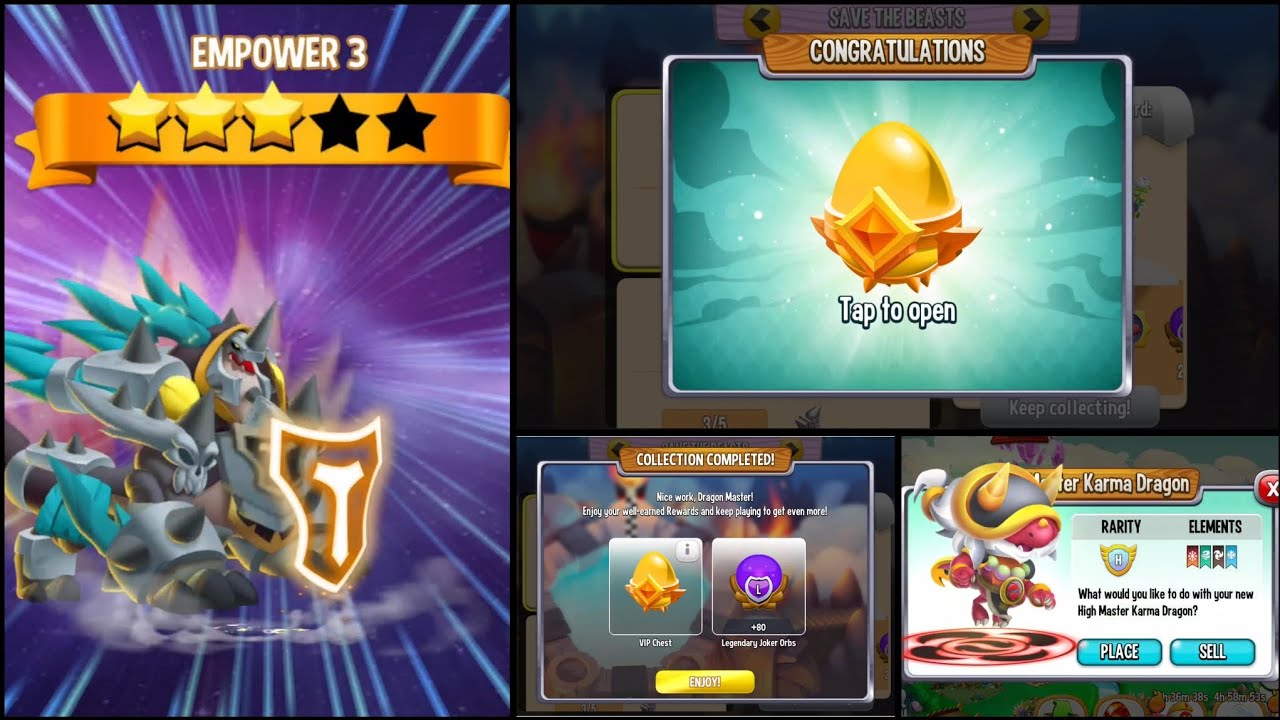 #293. Dragon city | Hatched 2nd High Master Karma | Empower 3 - High Occult Titan.