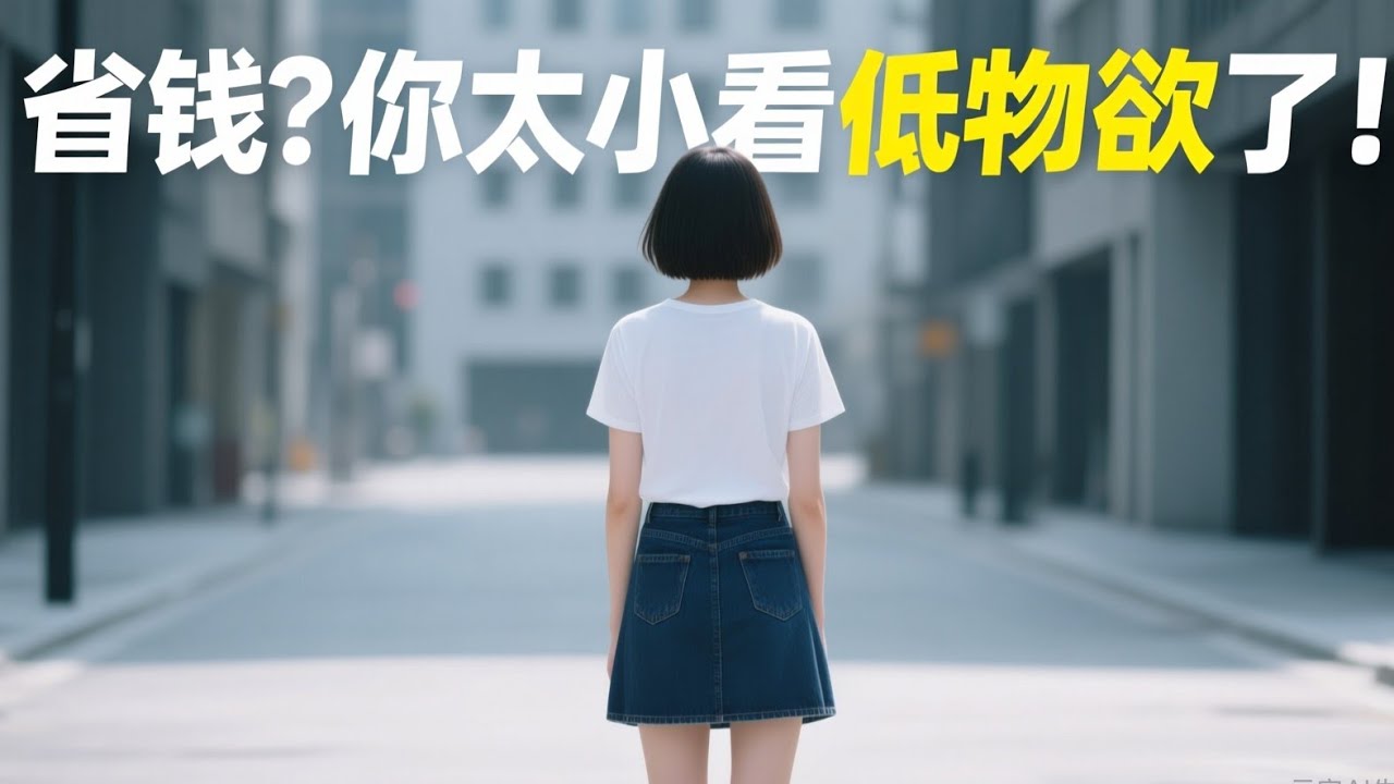你以為低物慾是省錢？錯了！這是一種可怕的「超能力」
