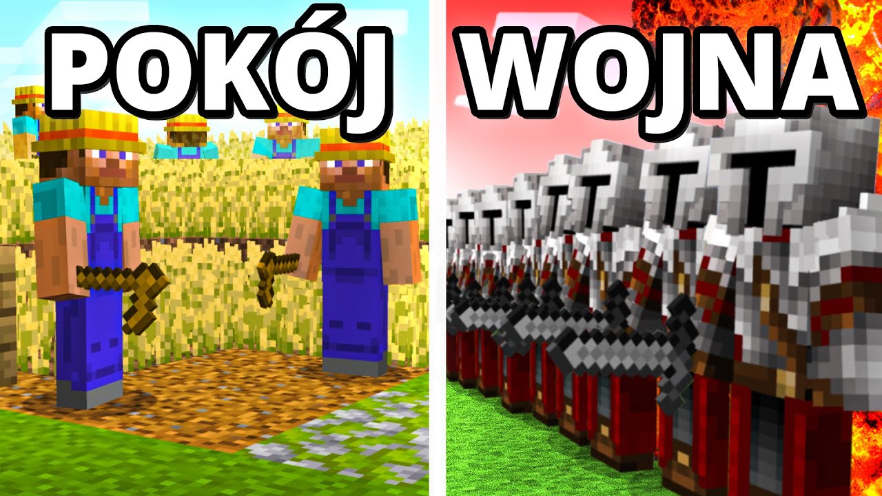 100 Graczy SYMULUJE CYWILIZACJE w Minecraft..