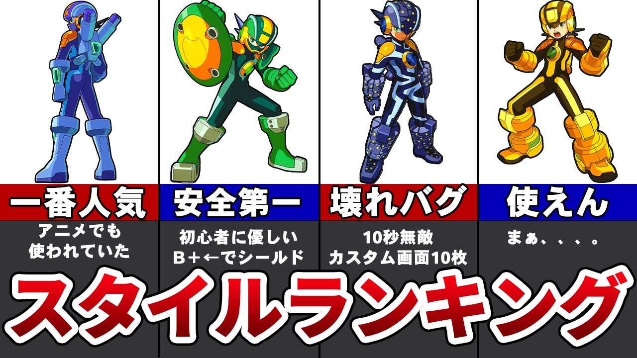 ロックマンエグゼ3のスタイル機能全まとめ【ゆっくり解説】
