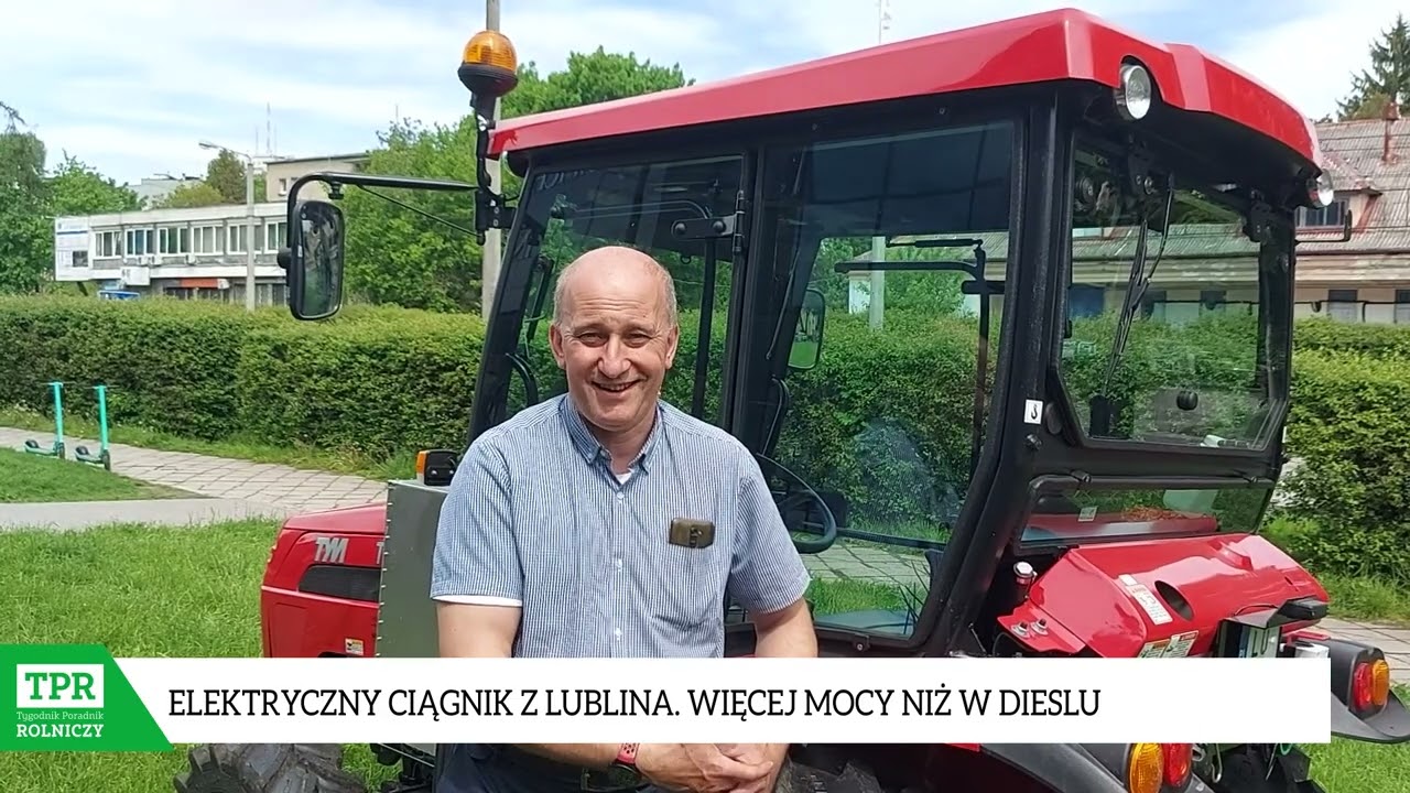 Elektryczny ciągnik z Lublina: Mocniejszy niż w dieslu (film)